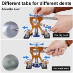 Bitlyle Dent Puller Hail Remover Kits,129pc Professional Car Paintless Dent Removal Tools,Slide Hammer 2 in 1 T-Bar, Adjustable Dent Lifter,Bridge Puller for Auto Body SUV Dings Damage DIY Removal