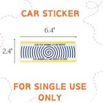 YJ PREMIUMS 10PC Funny Car Bumper Stickers | Waterproof Auto Bumpers Sticker Decals for Cars Fun Cute Joke Hilarious Gag Humor Im Sorry Let Me Merge Honk Certified Silly Goose for Adults Gifts