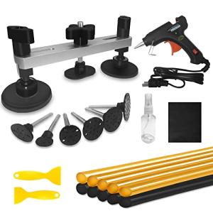 Winsall Auto Body Dent Puller Kit, Auto Paintless Dent Repair Kit with Bridge Puller, Dent Puller Kit, Car Dent Removal Kit Powerfully Pops Car Dents and Other Metal Surface Dents