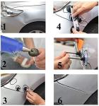 Winsall Auto Body Dent Puller Kit, Auto Paintless Dent Repair Kit with Bridge Puller, Dent Puller Kit, Car Dent Removal Kit Powerfully Pops Car Dents and Other Metal Surface Dents