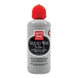 Griots Garage Liquid Wax 3-In-1 for Car Polishing and Detailing, High Gloss Shine and Carnauba-Based Protection for Auto Paint, 11013, 16oz
