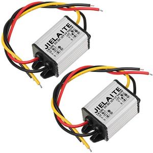 2 Pieces 12v to 5v Volt Converter Waterproof Dc to Dc Buck Converter Accept 8v - 22v Inputs Voltage Regulators 3a 15w Volt Module for Car Truck Boat Solar System