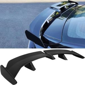 DREAMOTOR 54 Inch Universal Rear Spoiler, Car Rear Trunk Spoiler Wing Spoiler Compatible with Mazda Miata RX-7 Chevy Corvette C8 C7 Camaro Nissan Lexus Toyota Honda Civic Ford Mustang Scion