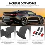 DREAMIZER Universal Spoiler,54 inch Car Spoiler Pro Style Trunk Spoiler for Toyota Corolla Honda Civic Nissan Altima and More (Carbon Fiber, 54 inch)