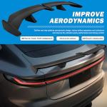 DREAMOTOR 54 Inch Universal Rear Spoiler, Car Rear Trunk Spoiler Wing Spoiler Compatible with Mazda Miata RX-7 Chevy Corvette C8 C7 Camaro Nissan Lexus Toyota Honda Civic Ford Mustang Scion