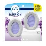Febreze Small Spaces Air Freshener, Odor-Fighting, Plug In Alternative, Air Fresheners for Home and Bathroom and Kitchen, Closet Air Fresheners, Light Lavender Scent, 2 Count