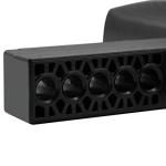 Juegoal Hitch Step for 2" Receivers, Universal Plastic Vehicles Bumper Guard, Anti Slip Black Towing Hitch Mount Steps with Pin Lock and Stabilizer for Car Trucks and SUV