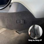 Universal Car Bumper Protector Guard, Rear Bumper Protector for Cars ONLY, Black Rear Bumper Guard 72" x 8.07" x 0.4"