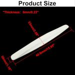 Jiozermi 4PCS Anti-Collision Patch Bumper Guard Strip Scratch-Resistant Bumper Protector Trim Bumper Protector Strip Universal for Cars SUVs Trucks（White）