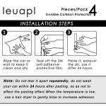 Anti-Collision Bumper Guard Protector Clear Strips, Adhesive Bumpers for Furniture, Cabinets & Wall Protector, Universal Car Door Edge Guards, Reusable Transparent Airbag Cushioning, 4PCS