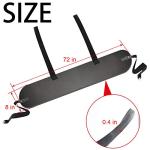 Universal Car Bumper Protector Guard, Rear Bumper Protector for Cars ONLY, Black Rear Bumper Guard 72" x 8.07" x 0.4"