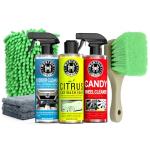 Wontolf Car Wash Kit with Car Wash Soap Shampoo, Interior Cleaner, Wheel Cleaner, Car Detailing Cleaning Care Kit for Cars Trucks RVs SUVs Motorcycles Detailing Cleaning
