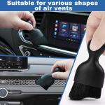 Viewsun Windshield Cleaner Tool, 13Pcs Car Interior Cleaning Kit, Car Detailing Kit Interior Cleaner, Car Detailing Brushes, Car Cleaning Gel, Inside Cleaning Supplies Accessories for Women Men