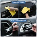 Viewsun Windshield Cleaner Tool, 13Pcs Car Interior Cleaning Kit, Car Detailing Kit Interior Cleaner, Car Detailing Brushes, Car Cleaning Gel, Inside Cleaning Supplies Accessories for Women Men