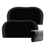 OutdoorLines Outdoor Waterproof RV Tire Covers Dual Axle Cover - 2 Packs RV Wheel Covers Fit 27"-30" Diameter Double Wheels, Anti-UV Black Tire Covers for Trailers Camper Trucks Cars Jeeps Vans