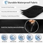 OutdoorLines Outdoor Waterproof RV Tire Covers Dual Axle Cover - 2 Packs RV Wheel Covers Fit 27"-30" Diameter Double Wheels, Anti-UV Black Tire Covers for Trailers Camper Trucks Cars Jeeps Vans