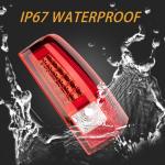 MiKaFex Tail Light Assembly Compatible With 2003-2006 Chevy Silverado 1500 2500 3500 Driver and Passenger Side LED Rear Brake Lamps With Bulb Inside And Wiring Harness