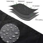 Tire Covers for Storage, Durable Tire Storage Bag Waterproof Tire Dust Protective Cover with Zipper and Storage Bag, Outdoor Indoor Tire Storage(Holding 4 Tires Within 32 Inch Diameter)