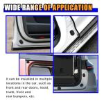 16PCS Car Door Shock Absorber, Silicone Anti-Collision Side Door Protection Sticker, Self Adhesive Car Slam Stopper Bumper Protector, Auto Soundproof Crash Pad for SUV Truck