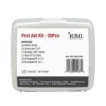 DMI First-Aid Kit, Mini 20-Piece Kit, Small and Compact All-Purpose Use for Minor Cuts and Scrapes, Durable Water-Resistant Case, Convenient and Portable, FSA & HSA Eligible
