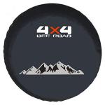 Tribones for Jeep Wrangler, Ford Bronco, Land Rover, Hummer H3/5.3L, Toyota SUVs Spare Tire Cover, Spare Wheel Cover, Tire Cover Protector (XL, 265/75R16, 275/75R17, 33x12.50R15LT)