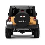 Tribones for Jeep Wrangler, Ford Bronco, Land Rover, Hummer H3/5.3L, Toyota SUVs Spare Tire Cover, Spare Wheel Cover, Tire Cover Protector (XL, 265/75R16, 275/75R17, 33x12.50R15LT)