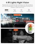 Vantrue N2X 2.7K Uber Dash Cam Front and Inside, 5G WiFi Dual Dash Camera for Car with HDR IR Night Vision, STARVIS 2, GPS, 2.5K/60FPS, LTE Support, 24/7 Parking Mode, Voice Control, Support 512GB Max