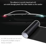Ohleats Car Light Tint Film, 11.8" × 47.2" Self-Adhesive Auto Light Wrap Film Roll with Cutter, Waterproof Vinyl Film Sticker for Fog Light Tail Light Headlight, Car Accessories (Matte Black)
