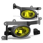 DNA MOTORING FL-ZTL-119-AM Front Bumper Fog Light Driver & Passenger Side Enhance visibility [Compatible with 06-08 Civic 2-Door Coupe]