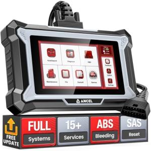 ANCEL DS200 All Systems OBD2 Scanner for ABS, SRS, Transmission Diagnostic, 15+ Reset Services, ABS Bleeding, SAS Reset, Gearbox Relearn, Full OBD2 Functions, AutoVIN, Free Lifetime WiFi Updates