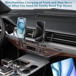 USB C Car Charger, Rombica 2Pack 3-Port 67W Dual PD USB-C&USB-A Car Power Cigarette Lighter USB Charger 3 in 1 PD/QC Type C Fast Car Charging for iPhone 16 16 Pro 15 14 13 12/Galaxy S25 S24/Pixel/iPad