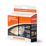 SYLVANIA - Headlight Restoration Kit - 3 Easy Steps to Restore Sun Damaged Headlights with Exclusive UV Block Clear Coat, Light Output and Beam Pattern Restored, Long Lasting Headlight Restorer Kit