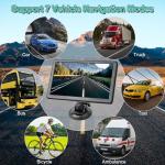 9 Inch GPS Navigator for Car with Lastest 2025 Map, Free Lifetime Update, Car GPS Navigation System for Truck Commercial Drivers, Support ZIP&POI Search, Voice Guidance, Speedcam Speedlimit Alerts, FM