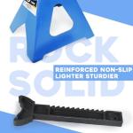 3 Ton (6,000 LBs) Automotive Jack Stands,Heavy Duty Steel Car Lifting Stand for Garages,Repair Shops,Adjustable Height 11.4"-16.8",1 Pair