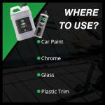 3D GLW Series Ceramic Wax – SiO2 Infused Car Wax for Ultimate Gloss, Hydrophobic Protection & Easy Application | Ultra Slick Shine | Made in USA 16 oz