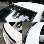 Miytsya Pack-1 Rear Spoiler, Universal 4.9ft/1.5m Gloss Black Rubber Spoiler Kit, Fits Most Cars, Punch-Free Installation