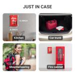 Lancryen 2025 Emergency Fire Blanket, Fire Extinguisher Blanket, Fire Suppression Blanket, Flame Retardant Towel Fire Safety Cloth for Home, Kitchen, School, Grill, Car, Office, Warehouse(40” x 40”)