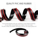 OFBAND Universal Spoilers for Cars,4.9 Ft Reflective Spoiler Rear Spoiler Strap for Car Decorations of Tailgate Roof Front Bumper Lip,Multi-Functional Car Accessories