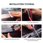 OFBAND Universal Spoilers for Cars,4.9 Ft Reflective Spoiler Rear Spoiler Strap for Car Decorations of Tailgate Roof Front Bumper Lip,Multi-Functional Car Accessories