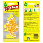 LITTLE TREES Car Air Freshener | Hanging Paper Tree for Home or Car | Sliced | 6 Pack