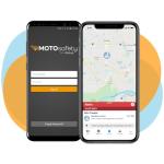 MOTOsafety OBD GPS Car Tracker, Hidden Vehicle Tracker and Monitoring System with Real Time Location GPS Reports, For Auto, Adults, Fleet, Parents, Teen, Elderly, 4G with Phone App