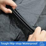 VINPATIO RV Tire Covers 4 Pack, Tough Waterproof Wheel Protector for Camper, Truck, Motohome, SUV, Car, Boat Trailer, Universal Fits Tire Diameters 36-39 inches, Black