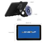 LONGRUF GPS Navigation for Car, Latest 2025 Map 7 inch Touch Screen Car GPS, Voice Turn Direction Guidance, Support Speed and Red Light Warning, Pre-Installed North America Lifetime map Free Update