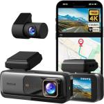 BOTSLAB 4K Dash Cam Front and Rear, 170° Ultra Wide Dashcam with ADAS, Night Vision, 24/7 Parking Mode, Sony IMX415 Sensor, WDR, Free 64GB SD Card, 5G/2.4G WiFi, Built-in GPS, Loop Recording