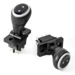 2PCS 6V 12V weelye Kids Bumper car Joystick Replacement Parts Forward Reverse Switch Joystick,Children's car Rotation 360 Degrees Toy car Push Rod Automatic Reset Switch