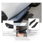 Augeny 2 PCS Rear Bumper Canard Diffuser, Anti-Crash Bumper Lip Body Kit, Universal Rear Installed Lip Diffuser Splitter Canard Protector (Carbon Fiber)