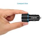 Fast USB Car Charger for Samsung Galaxy A55/A54/A53/A50/A15/A14/S25/S24/S23/S22/S21 Plus/Ultra/S10/S9/S8/Note 20/A10S/A21/A31/A51 Quick Charge 3.0 Dual USB Rapid Car Charger with Type C Cable 3.3ft