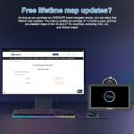 GPS Navigator for Car, Latest 2025 Map 7 Inch Touch Screen, Real Voice Spoken Turn-by-Turn Direction Reminding Navigation System for Cars, Vehicle GPS with Speed and Red Light Warning