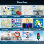 GPS Navigator for Car, Latest 2025 Map 7 Inch Touch Screen, Real Voice Spoken Turn-by-Turn Direction Reminding Navigation System for Cars, Vehicle GPS with Speed and Red Light Warning