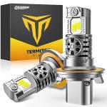 Termitor Upgraded H13/9008 LED Bulbs Hi/Low Beam, 40000LM 900% Super Bright, Real 1:1 Size, 6500K Cool White Light bulbs, IP68 Waterproof, Plug and Play, Pack of 2